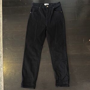 Rolla’s High Rise slim women’s black jeans